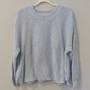 Wrap London Sweater Boxy Fit Blue 🩵 size 16 100% Cotton